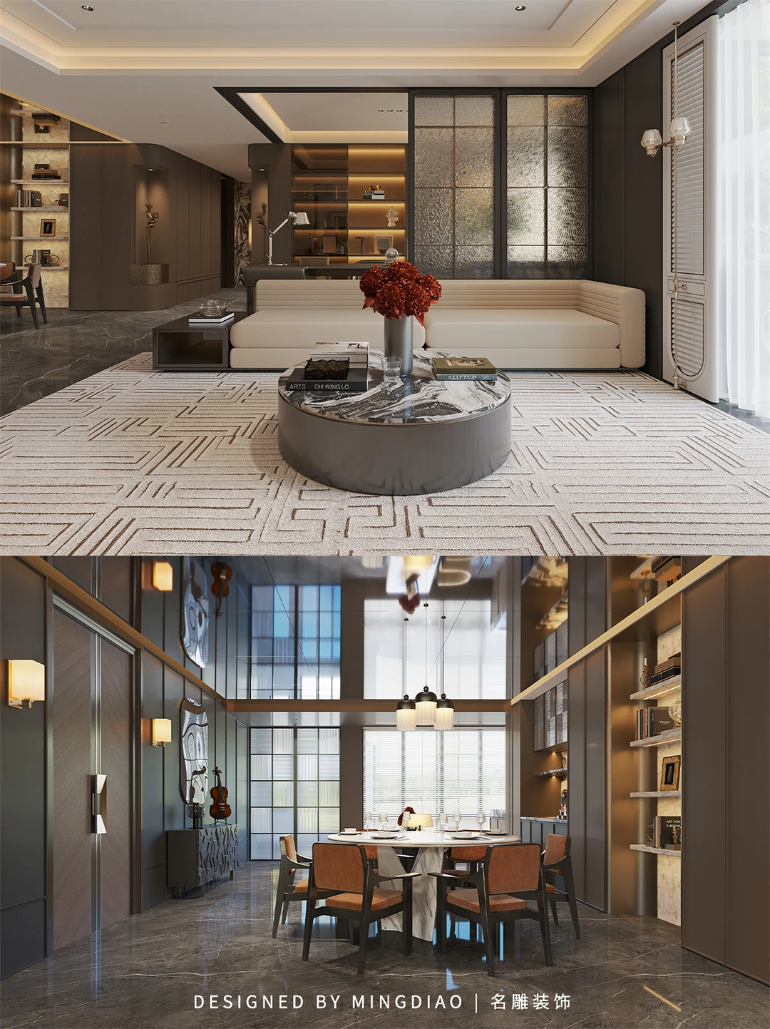 万丰海岸城169㎡| 老钱风大宅，高端人居该有的样子！